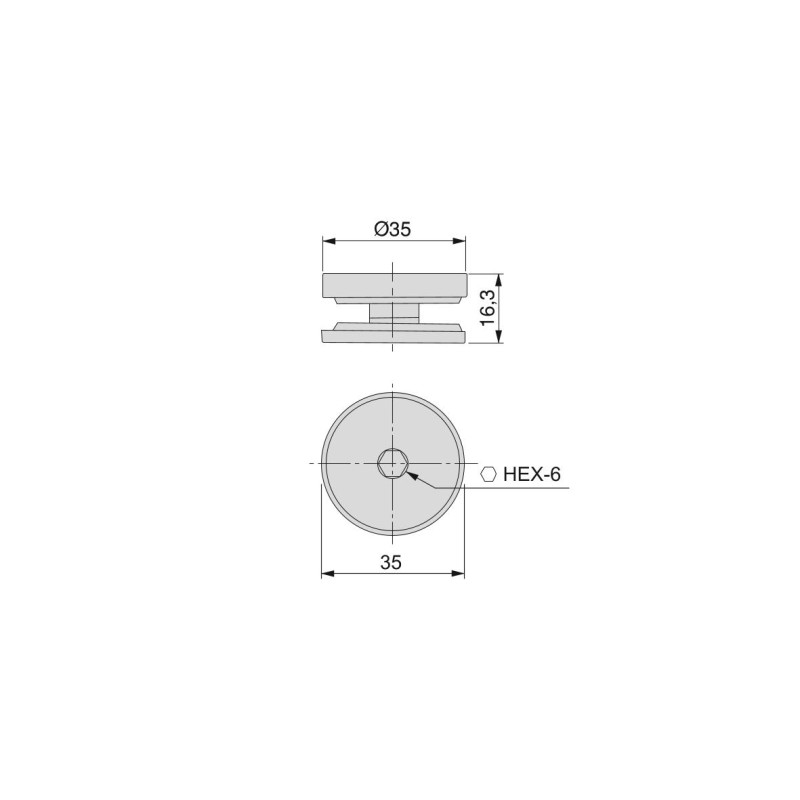 TAPA EXCENT SPIRAL BCO 4461715