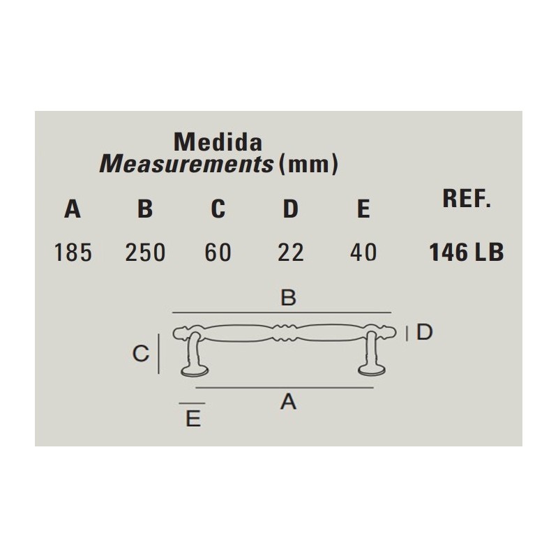 MANILLON DESPLAZ. 250X0-22 M.EST146LB