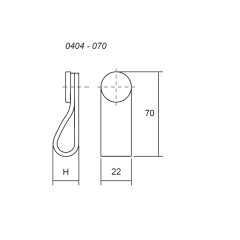 TIRADOR PIEL 0404 FLEXA