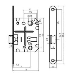 PICAPORTE UNIFICADO 50X70