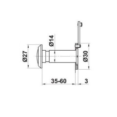 MIRILLA REGULABLE DE 35 A 60 MM