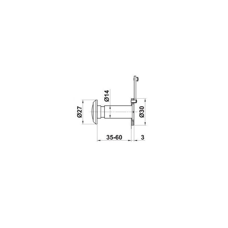 MIRILLA REGULABLE DE 35 A 60 MM