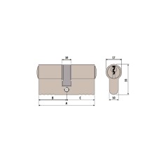 CILINDRO DE SEGURIDAD SERIE 67