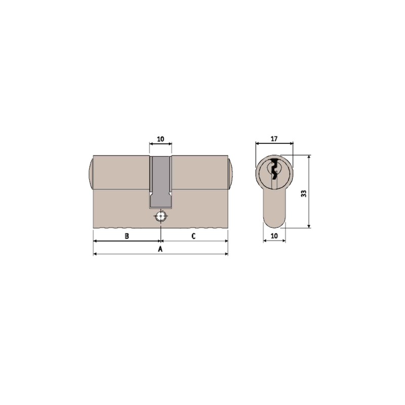 CILINDRO DE SEGURIDAD SERIE 67