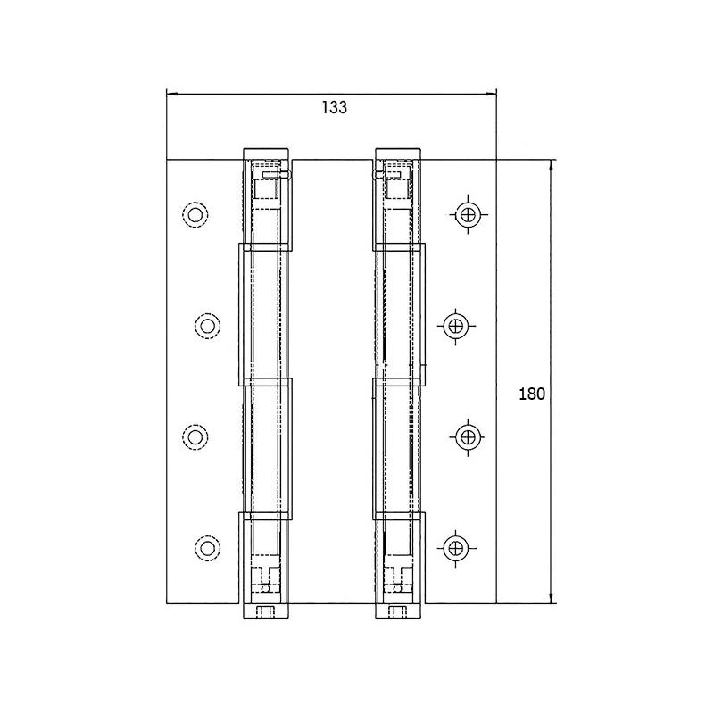 BISAGRA VAIVEN DOBLE ACCION MOD-908