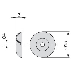 GRAPAS TRASERA DENTADA ZN 5099505