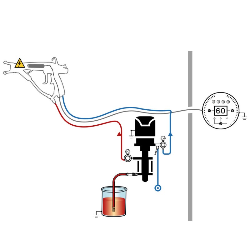 NANOGUN+ AIRMIX® LR 200 BAR FAN SPRAY 15M + GNM6080