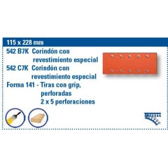 HOJA VELCRO 8 AGUJEROS 178X93MM