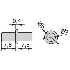 SOPORTE ESTANTE METALICO 5MM. 5062305