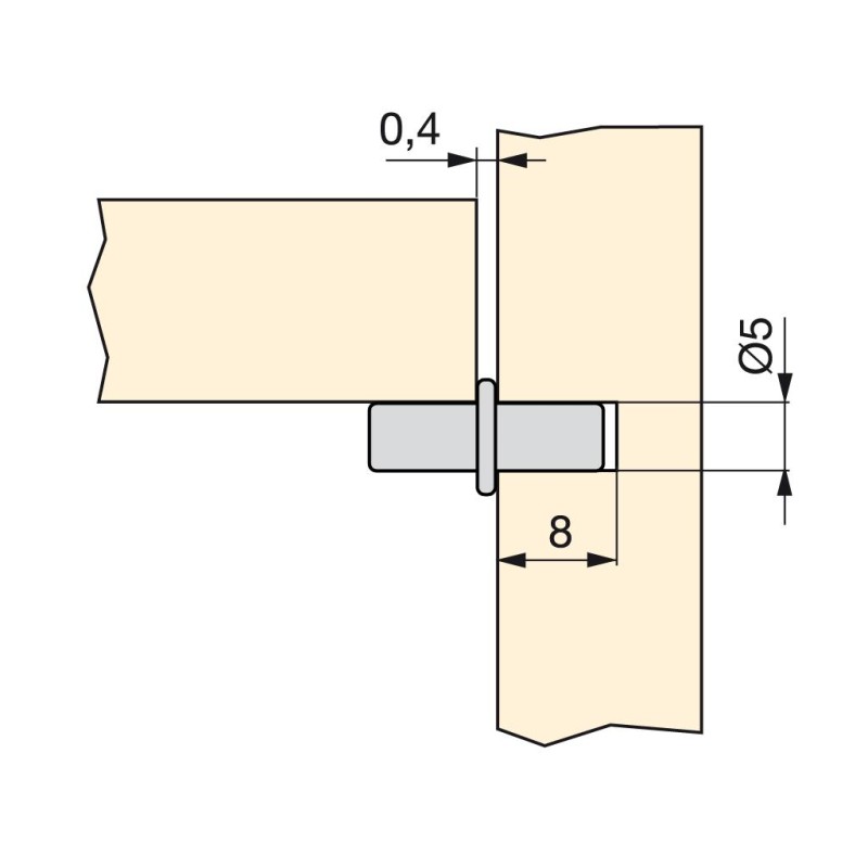 SOPORTE ESTANTE METALICO 5MM. 5062305