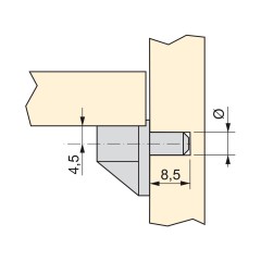 SOPORT D5 MET/PLAST TRANS 5081020