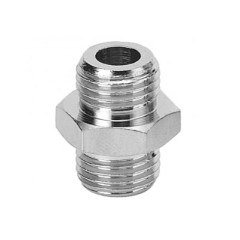 RACOR DOBLE G 1/4 ROSCA MACHO/MACHO A11414