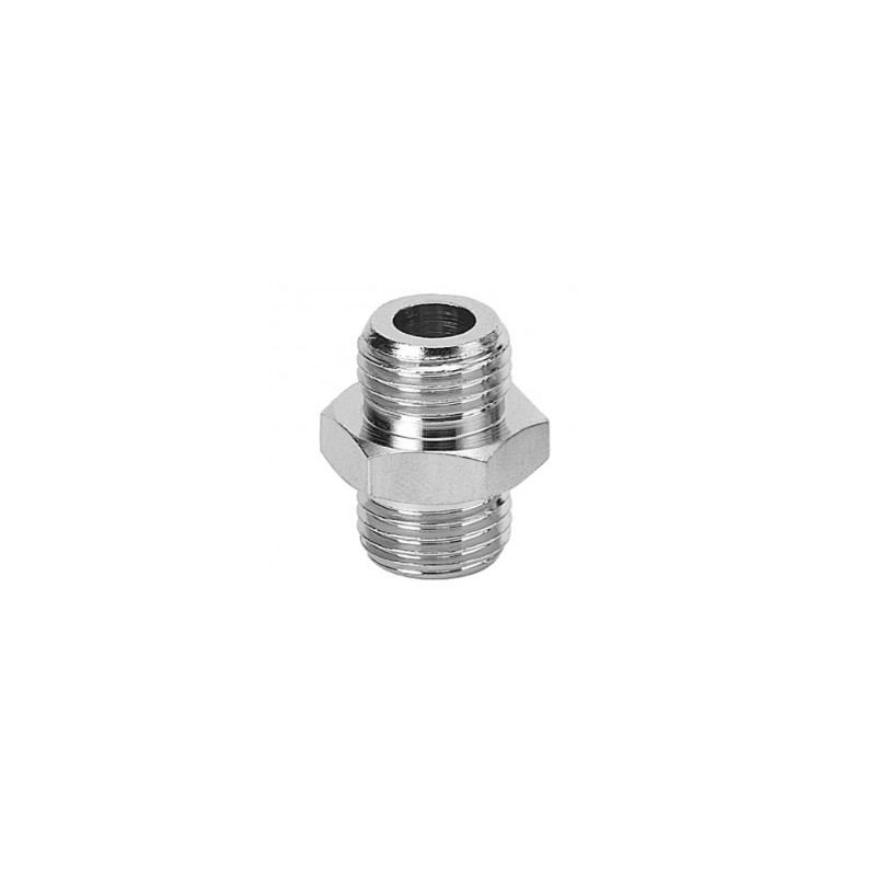 RACOR DOBLE G 1/4 ROSCA MACHO/MACHO A11414