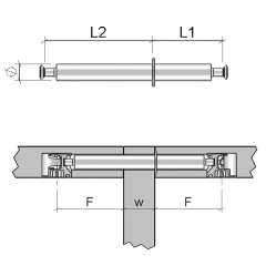 PERNO DOBLE Ø7X84 F34 TABLERO 16