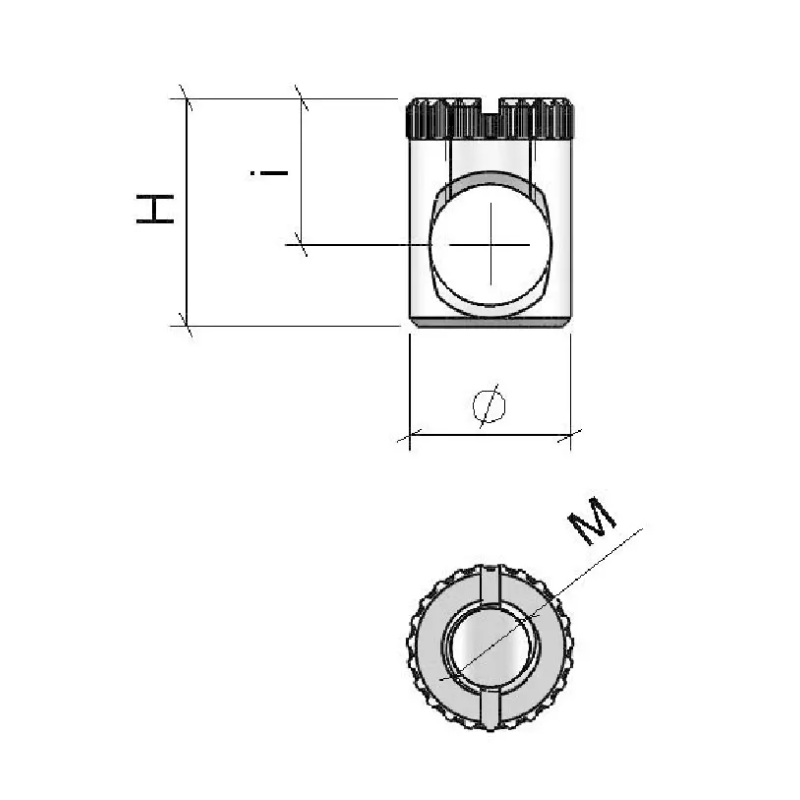 EMBOLO BARILOTTO Ø10MM TABLERO 18-19MM