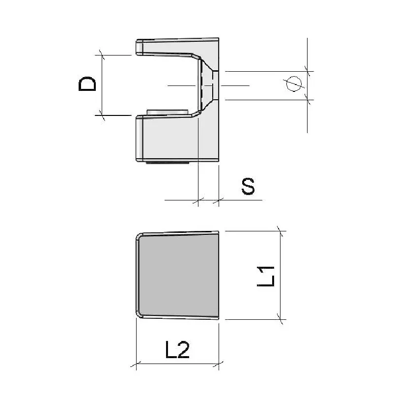 SOPORTE ESTANTE CRISTAL REGULABLE SOLID PLUS MONTAJE TORNILLO