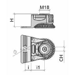 NIVELADOR INTERIOR WAVY H19MM