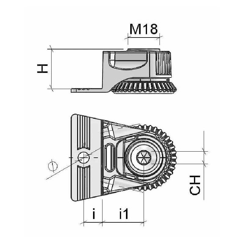 NIVELADOR INTERIOR WAVY H19MM
