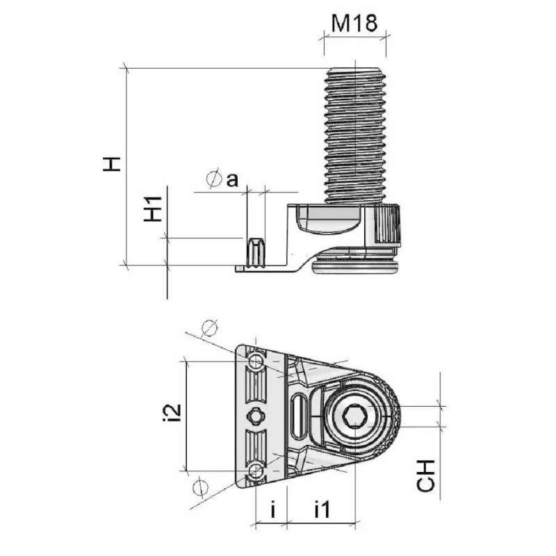 NIVELADOR INTERIOR TOWER H57MM