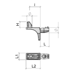 SOPORTE ESTANTE MADERA SAFE ULTRA Ø5MM