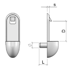 SOPORTE ESTANTE MADERA QUICK STOP TABLERO 19MM Ø5MM