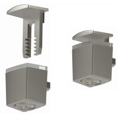 SOPORTE ESTANTE CRISTAL REGULABLE STEP Ø5MM