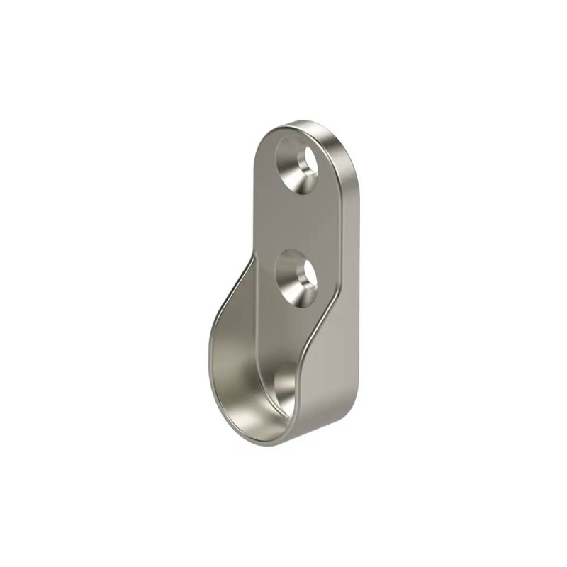 SOPORTE TUBO OVAL ARMARIO ECO Ø15,3MM