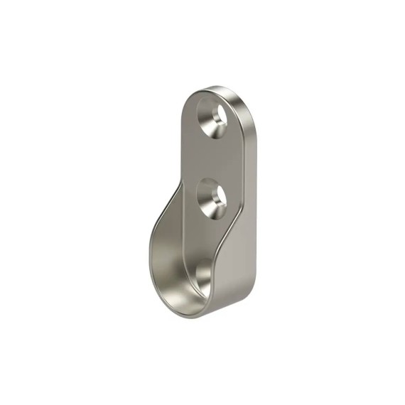 SOPORTE TUBO OVAL ARMARIO ECO Ø15,3MM