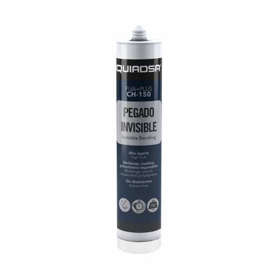 ADHESIVO MONTAJE FIJA+PLUS CH-150 INVISIBLE 300ML