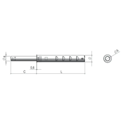 PISTON PUSCH OPEN CRICKET MAGNET 36N