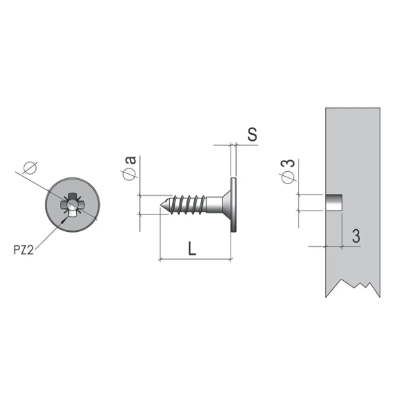 PLACA MAGNETICA P/ATORNILLAR CRICKET