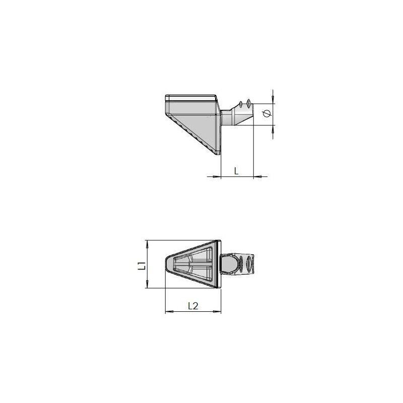 SOPORTE GOMA P/PORTAESTANTE NICE CRISTAL