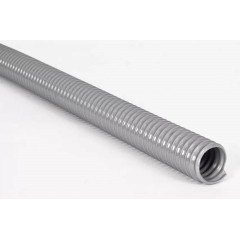 TUBO FLEXIBLE DE PVC GRIS