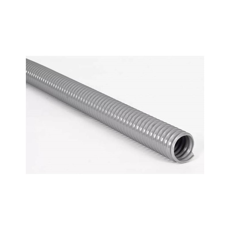 TUBO FLEXIBLE DE PVC GRIS