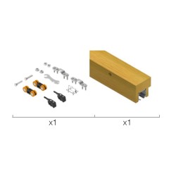 BOXKED KIT SF-P70 READY. X2 FRENO RETENEDOR (PLETINA SOBREPUESTA). 1 PUERTA. 2M