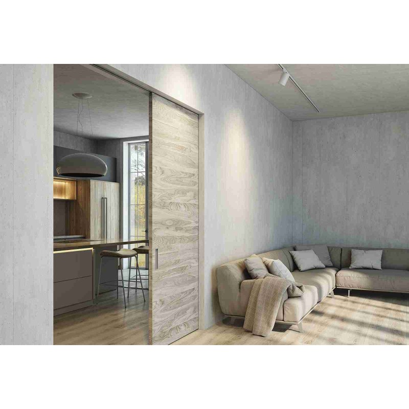 PERFIL SUPERIOR STAR XL. ALUM. ANOD. PLATA MATE. 6M