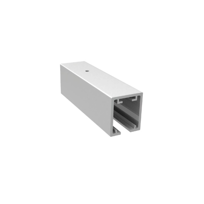 PERFIL SUPERIOR STAR XL. ALUM. ANOD. PLATA MATE. 6M
