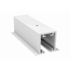 PERFIL STAR FT XL. MONTAJE A FALSO TECHO. ALUM. LACADO BLANCO. 6M