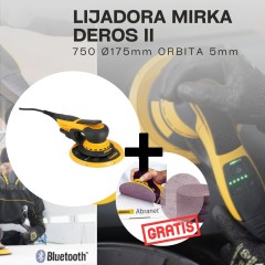 LIJADORA DEROS II 750 ROTORBITAL D.175MM ORBITA 5MM MID7504044