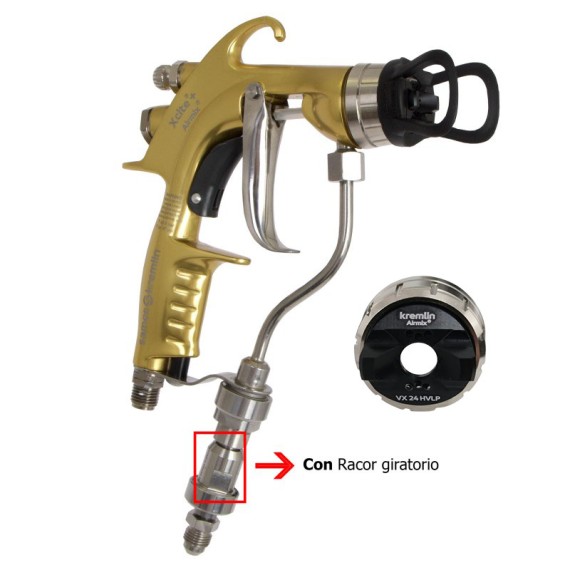 PISTOLA AIRMIX XCITE+ 240B CABEZAL VX24KHVLP C/RACORD GIRAT 135732200