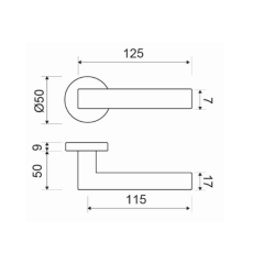 MANIVELA ROSETA REDONDA 7R900