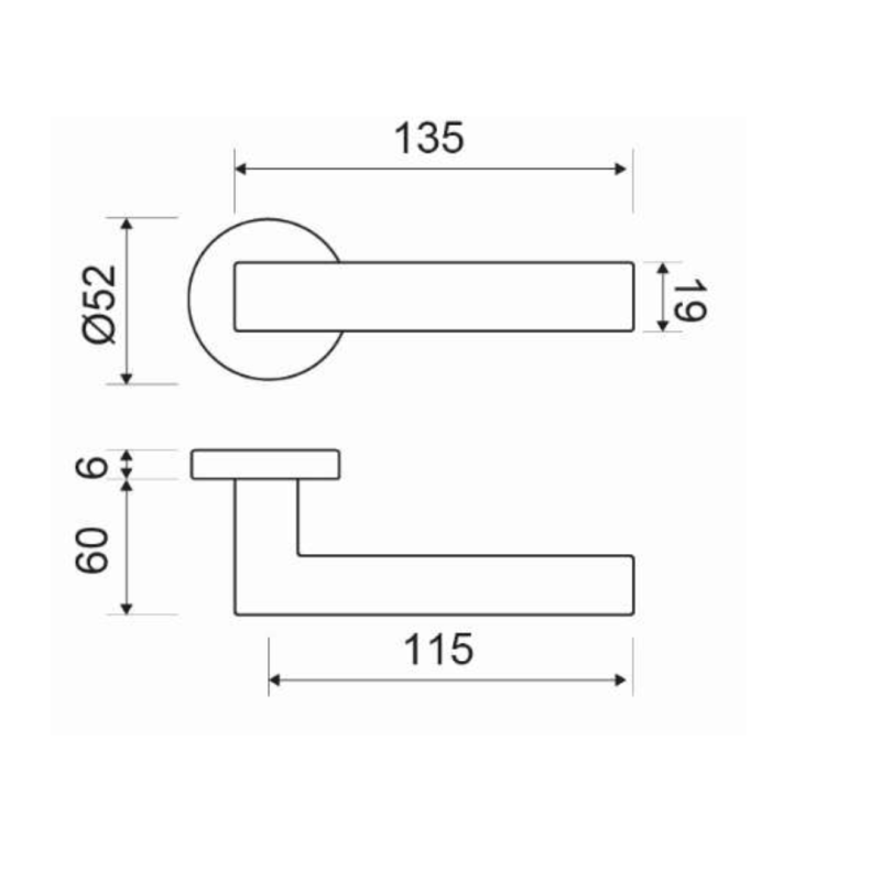 MANIIVELA ROSETA INOX REDONDA SVR368 LT MT JG