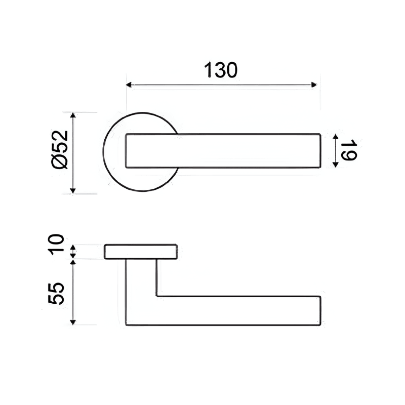 MANIVELA ROSETA INOX REDONDA SVR338 LT MT JG