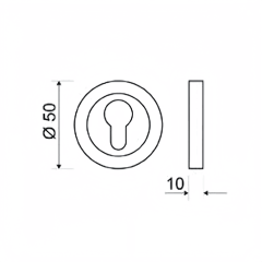 ROSETA BOCALLAVE REDONDO EQ285Z