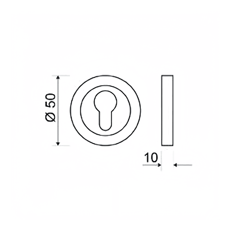 ROSETA BOCALLAVE REDONDO EQ285Z