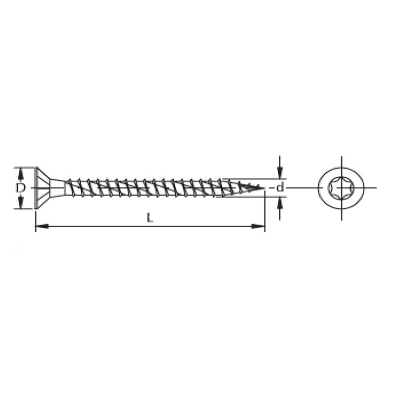 TORNILLO HUELLA TORX