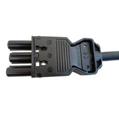 CABLE ALIMENTACION 2M 3 PIN SHULO 90º P/CONVERT ESTANQUE NE