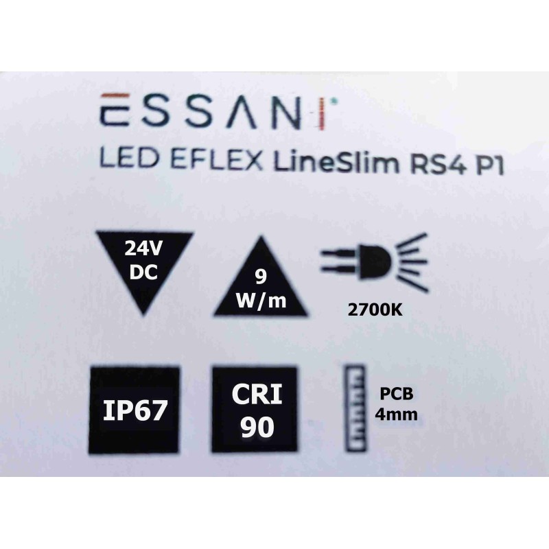 LED NEON LINE SLIM 4MM DC24V 9W IP67