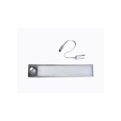 LED VIANA PIR 4000K BATERIA LITIO RECARGABLE ALUMINIO MATE