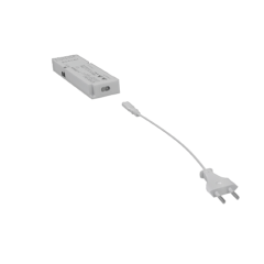 CABLE ALIMENTACION 2 PIN EURO PARA CONVERTIDOR BLANCO